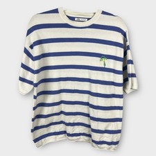 Zara Short Sleeve Striped Blue
