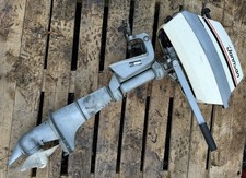 4HP Johnson 2 Stroke Short Shaft Tiller Control Outboard