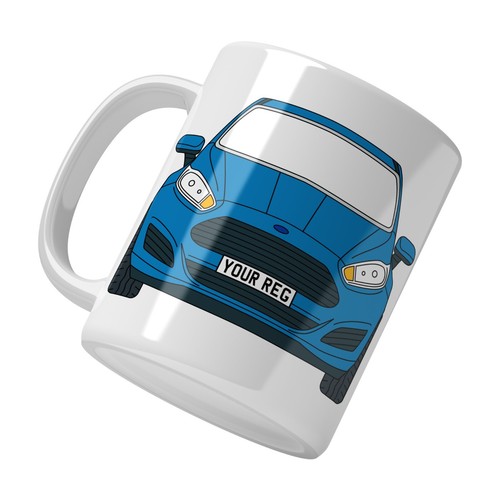 Ford fiesta mug personalised - mug, |