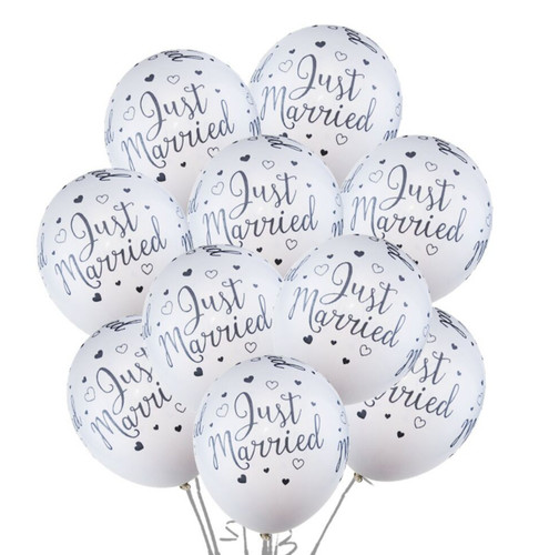Just married balloons latex - balloons,