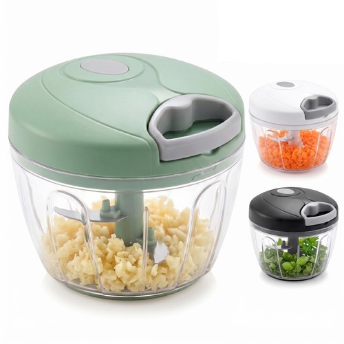 Manual food chopper with pull - food,