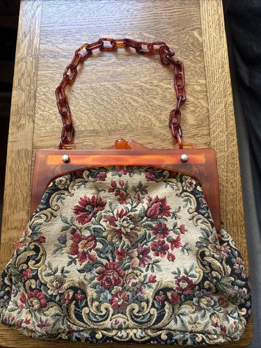 Vintage bakelite floral - vintage,