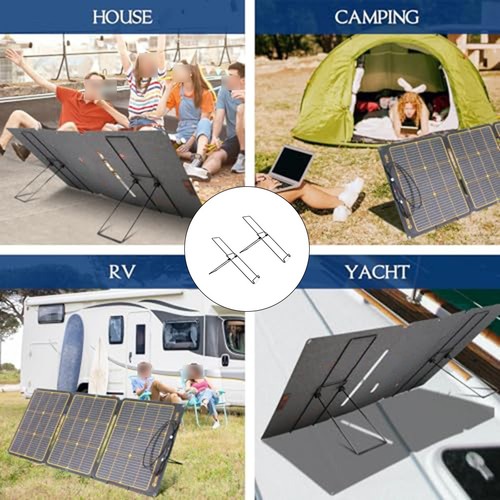 Foldable solar panel bracket - foldable,