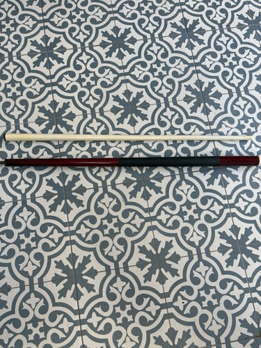 Two piece pool - pool, cue
