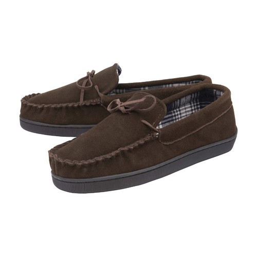 Mens real suede leather fleece - real,