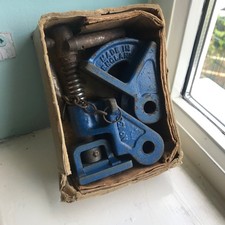 Record Cramp head 1 pair Vintage original