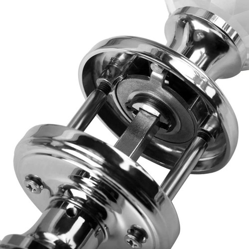 65mm crystal large door knob - large,