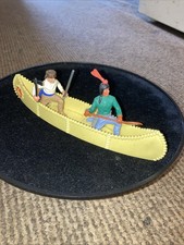 Vintage Timpo Indian & Trapper And Indian  In Canoe Look ?