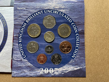 2007 Royal Mint United Kingdom Brilliant Uncirculated 9 Coin Collection