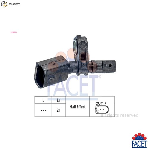 Sensor wheel speed - sensor, for