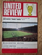 1968/69 Manchester Utd V Leeds