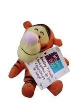 Winnie The Pooh Rattling Friends TIGGER Toy  5" Tall Beanies