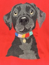 Joules Puppy Dog Red Knitted