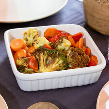 White Square Roasting Dish