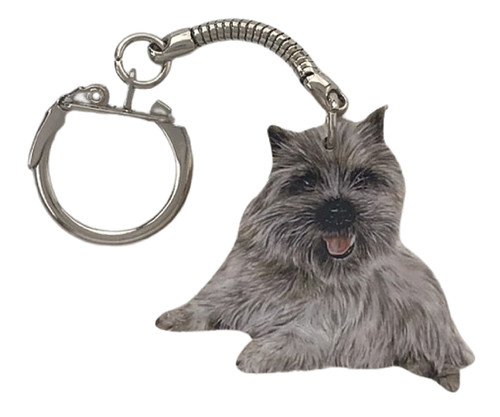 Cairn terrier keyring - cairn,