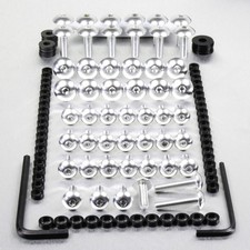 Aluminum Fairing Screw Kit YZF R6 99-01 Silver