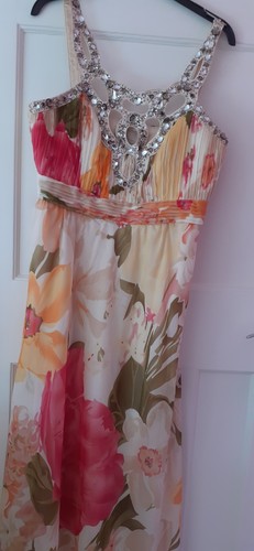 Lovelyfloral dress polyester - ,