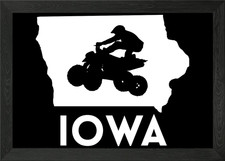 Quad Bike Framed Wall Art