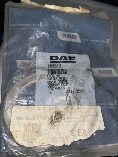 Genuine daf rear hub lock - hub, nut