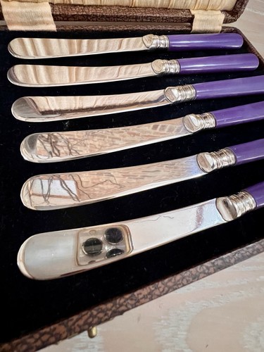 Epns silver plated - knife, set