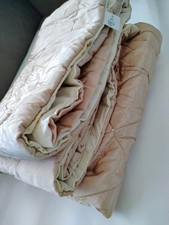 Kylie Luxury Quilted Rhinestone Diamonte Comforter Bedspread Throw (214cm x 145)