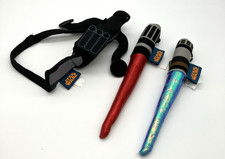 Build A Bear Star Wars Red & Metallic Purple Lightsabers & Gun