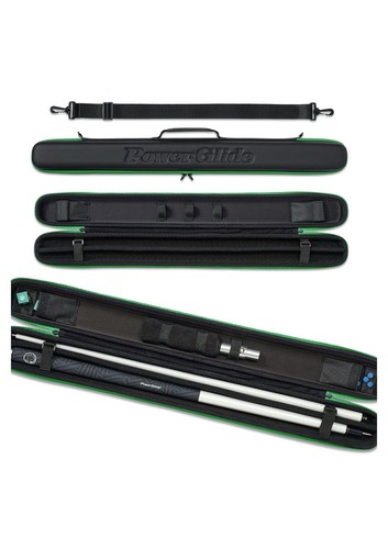 Powerglide svartur cue case - svartur,
