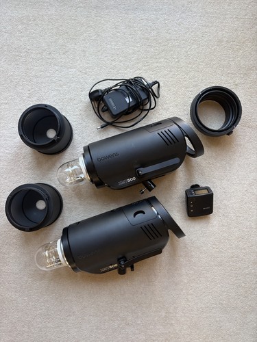 Bowens xmt500 flash heads with - xmt500,