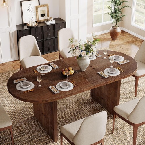 Inch solid wood oval dining - oval,