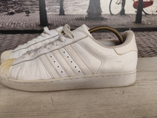 Adidas G17071 Superstar II Athletic Sneakers Men's Size UK 10 White