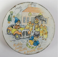 Vintage Huntley & Palmers Noddy Sally Skittle & Wobbly Man Biscuit Tin (BRY)