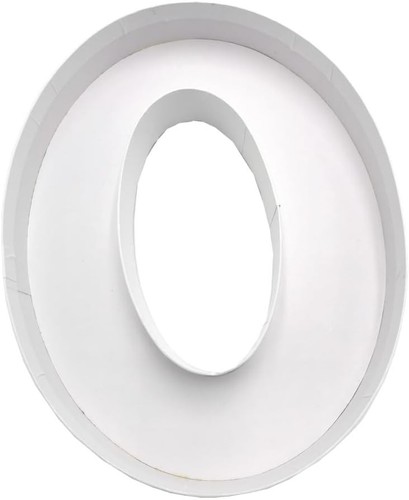 23cm fillable cardboard number - cardboard,
