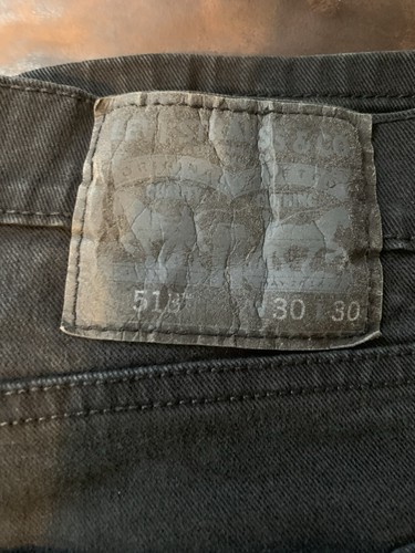 Levi 513 black w30 l30 - black,