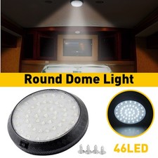 LED Ceiling Roof Interior Lamp White Dome Cabin Reading Caravan Pickup Van EOUKA