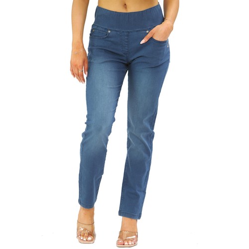Womens elasticated waist jeans - womens,