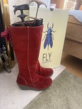Fly London Yust Red Suede