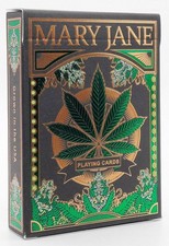 Mary Jane Premium Playing Cards, Luxury card deck, cannabis leaf design, Premium