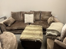 3 piece suite 4 seater sofa +