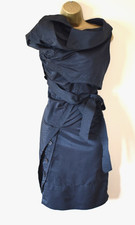 ALLSAINTS Y2K Vintage AMKA TRENCH Dress UK 10 Deconstructed Bondage Xmas NYE