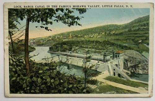 1922 postcard little falls - 1922, ny