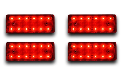24v items red led rear - 24v,