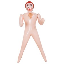 140cm Inflatable Ginger Doll Blow  Up Male Doll Hen Do Party Joke Gift Present