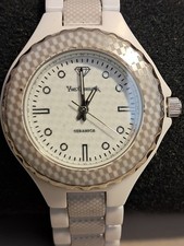 Eves Camani All Ceramic YC1061-B Saphire Glass 50 Meters Water Resistant Ladies