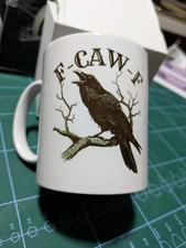 f caw f coffee mug