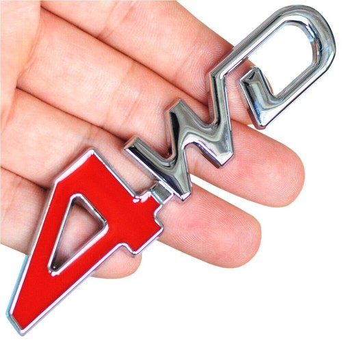Chrome 4wd emblem badge - 4wd, 4