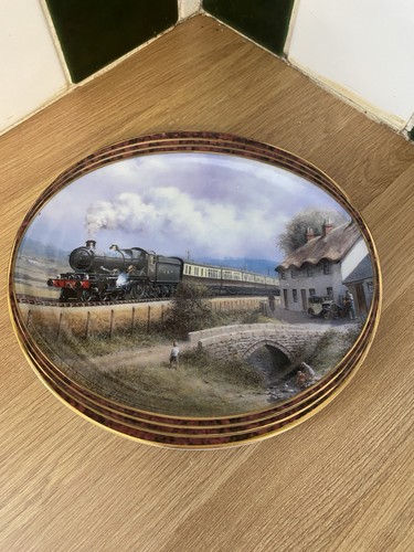 Davenport pottery plate titled
