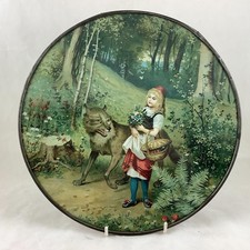 1890's FLUE COVER LITTLE RED