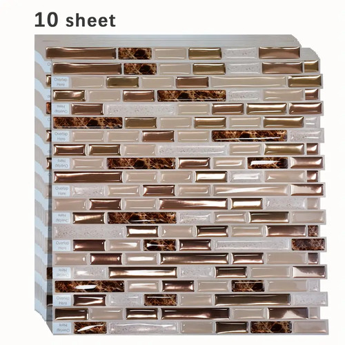 10x self adhesive mosaictiles - self-adhesive,