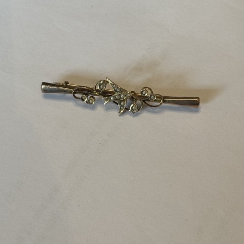 Victorian swallow brooch - victorian,