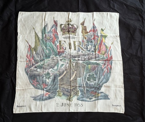 Vintage jacqmar silk scarf - jacqmar,